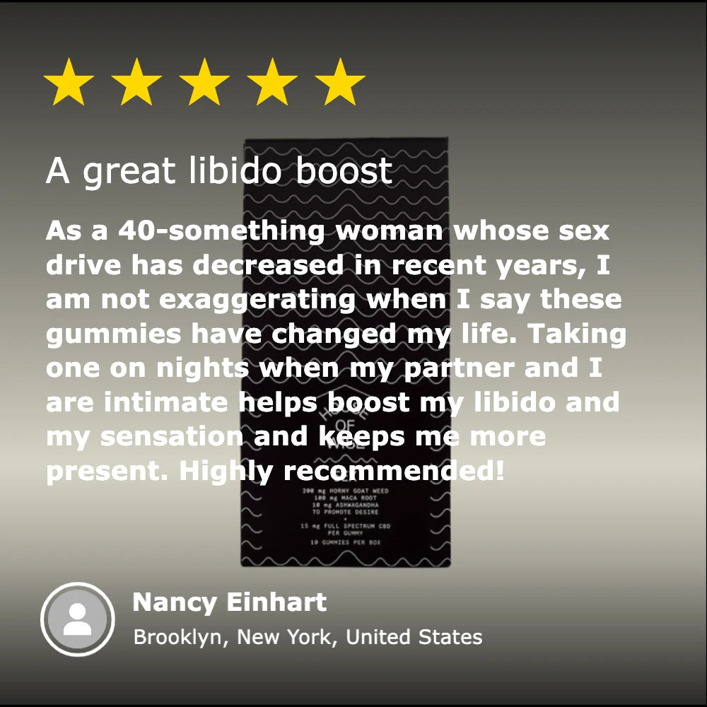 Nancy reviewed sex gummy